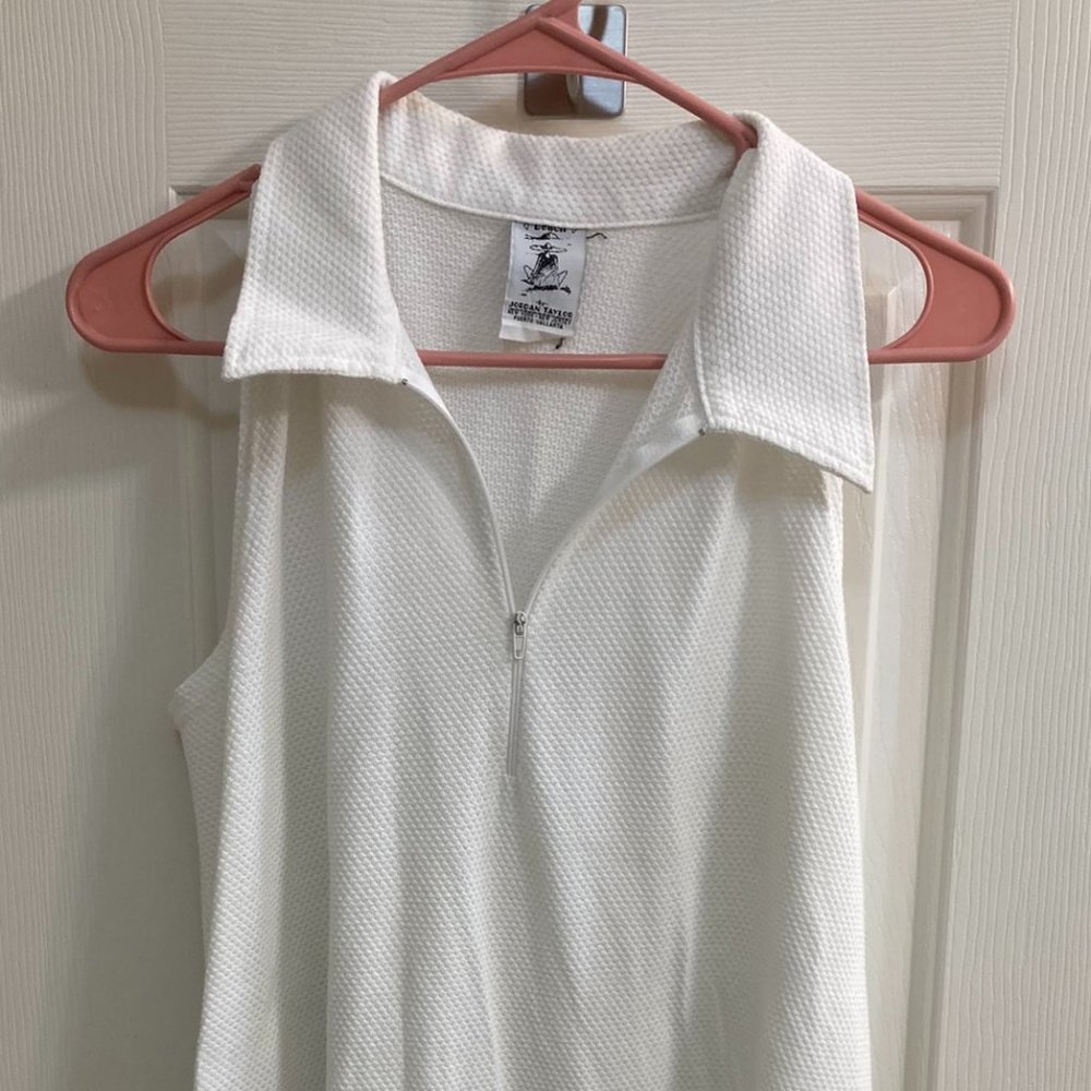 Jordan Taylor women's swim cover up tunic, white